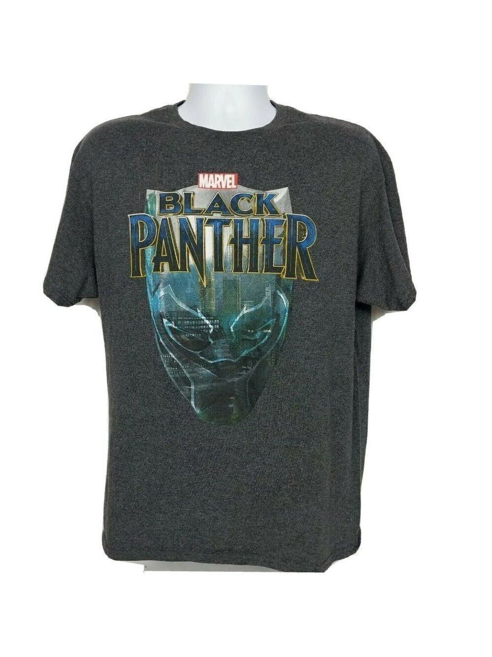Marvel Black Panther Face T Shirt Large